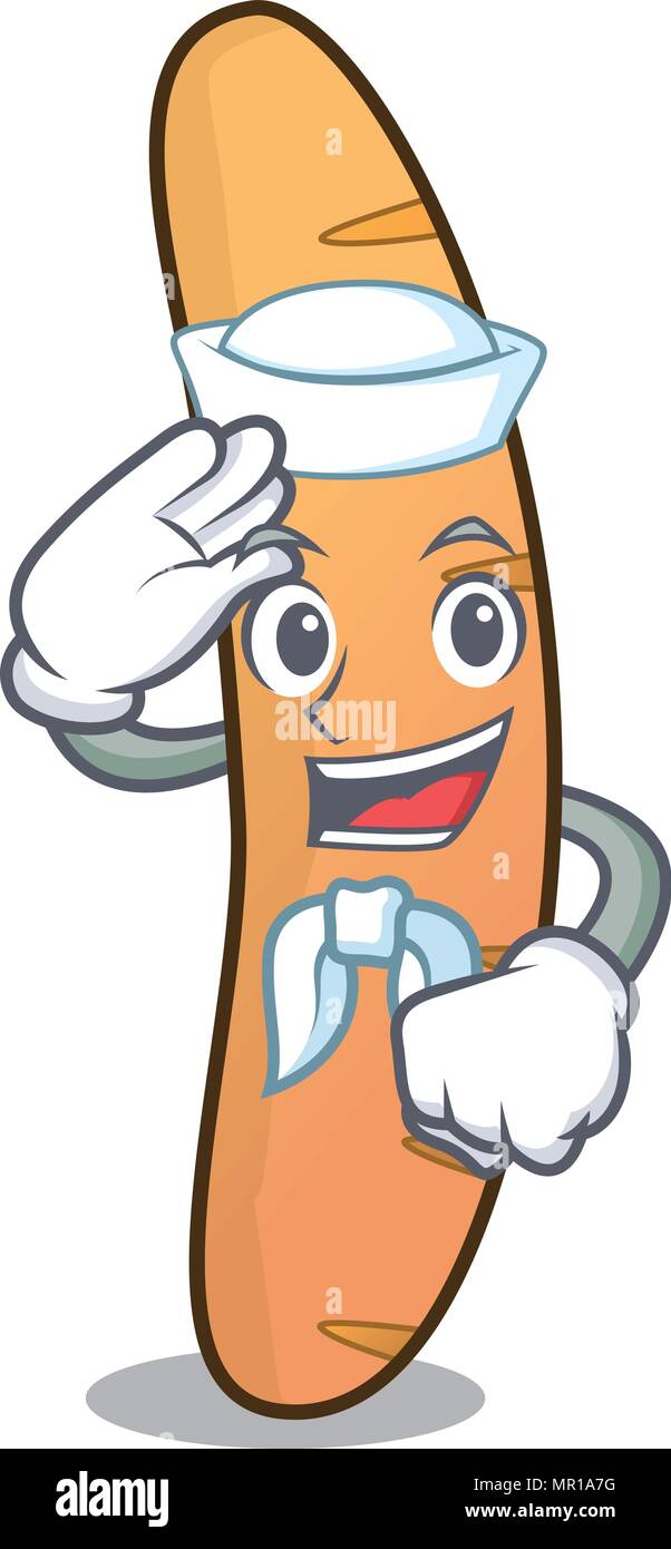Baguette cartoon style caractère marin Image Vectorielle Stock - Alamy Baguette cartoon style caractère marin Image Vectorielle Stock - Alamy