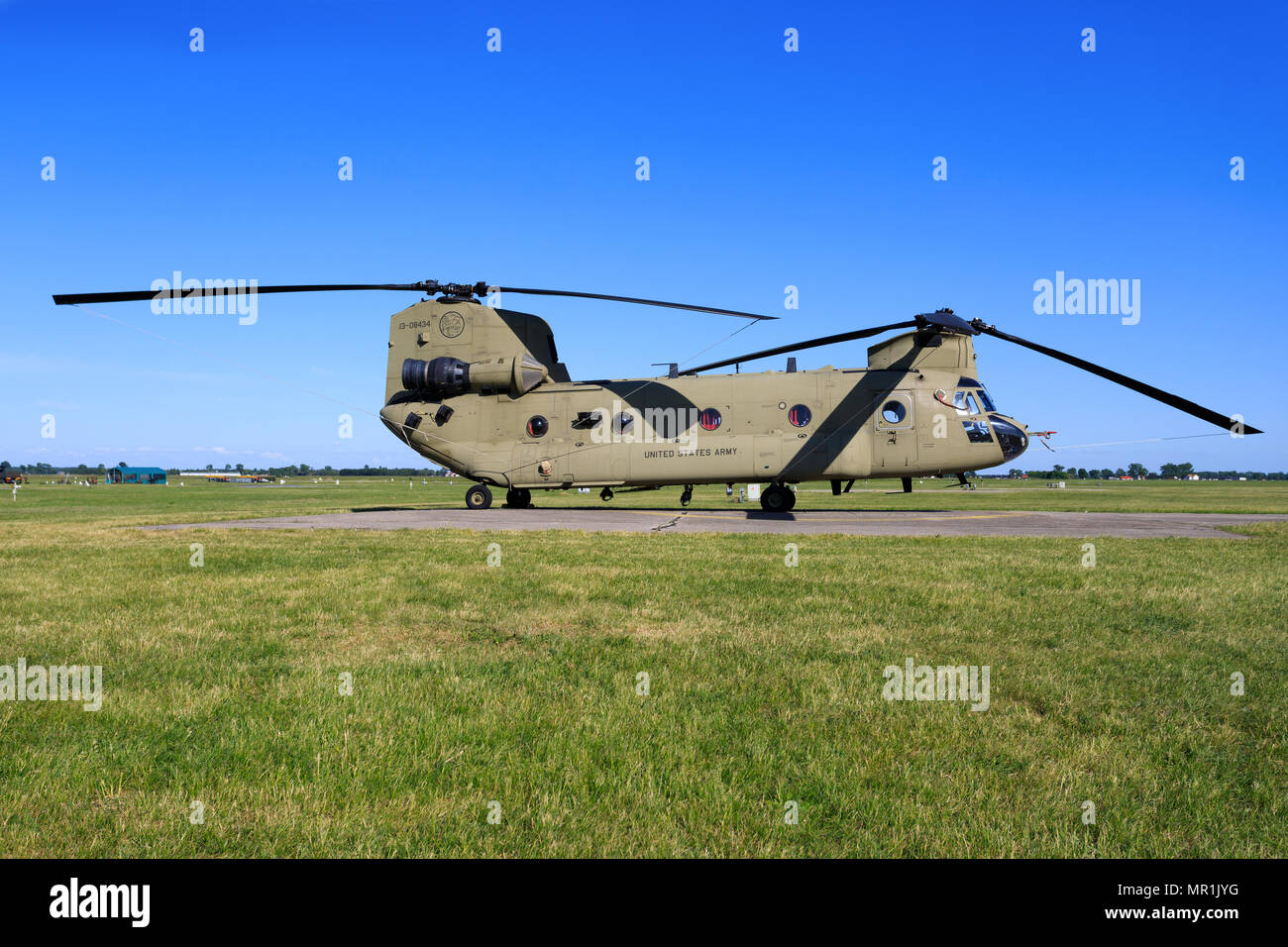 CH-47F Chinook de Boeing d'United States Air Force Banque D'Images