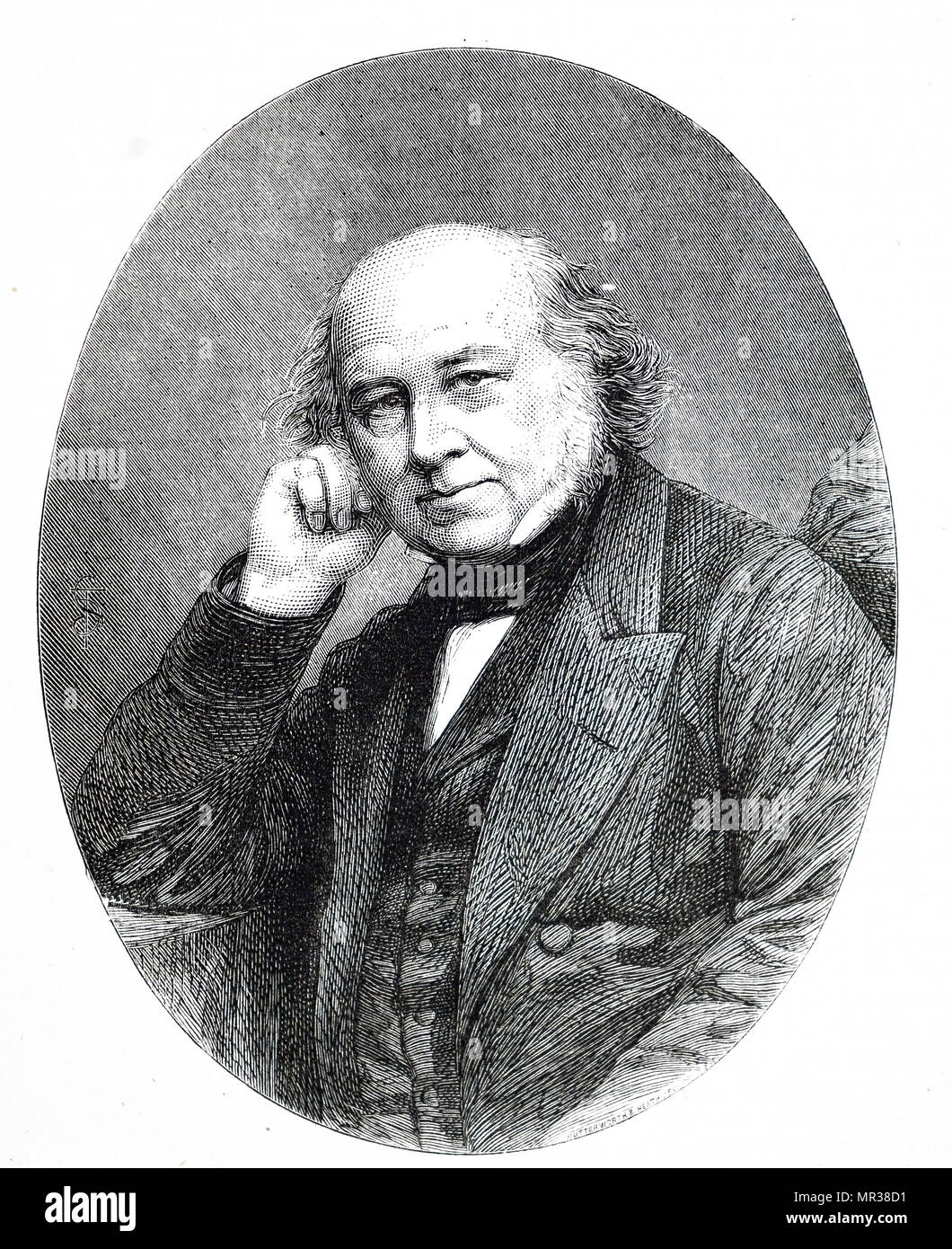 Portrait de Henry Huttleston Rogers (1840-1909), un industriel américain et le financier. En date du 19e siècle Banque D'Images