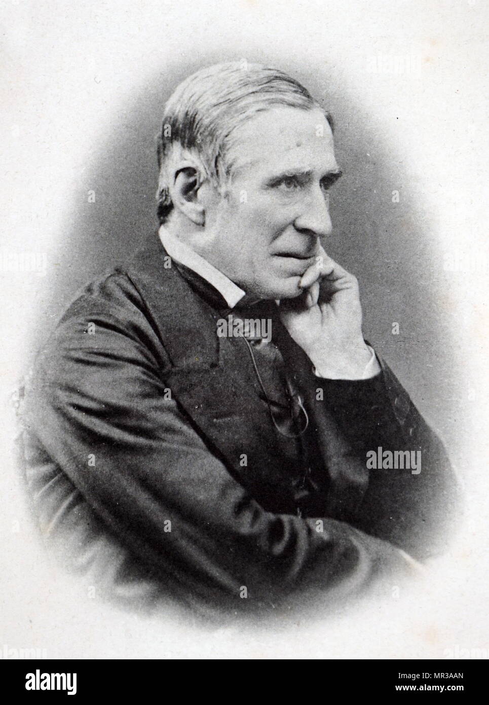 Portrait photographique de James Paget (1814-1899), un chirurgien anglais et le pathologiste, mieux connu pour nommer la maladie de Paget. En date du 19e siècle Banque D'Images