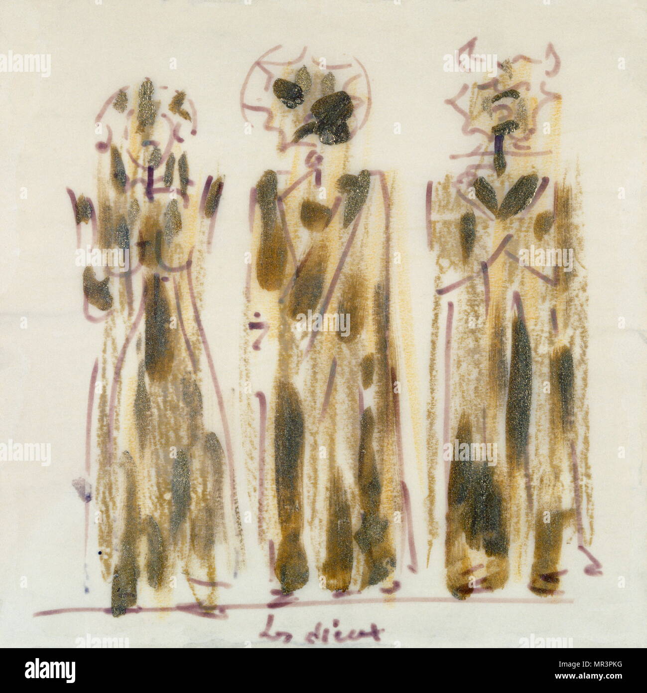 Dieux Design Par André Masson Pour La Mise En Scène De