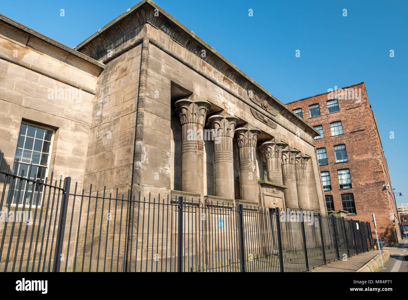 Œuvres du temple ancien moulin en lin Holbeck, Leeds, West Yorkshire, Royaume-Uni Banque D'Images