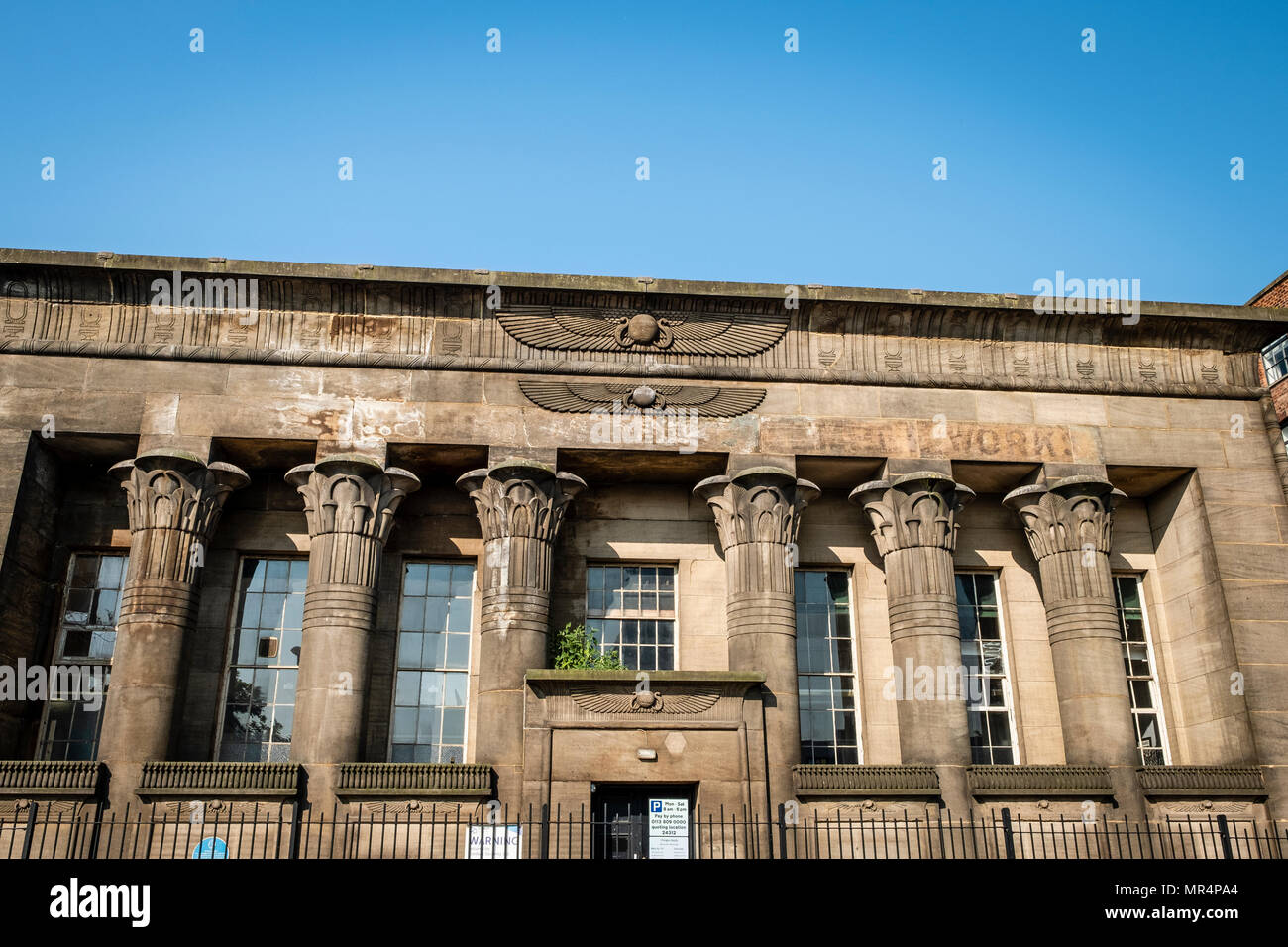 Œuvres du temple ancien moulin en lin Holbeck, Leeds, West Yorkshire, Royaume-Uni Banque D'Images