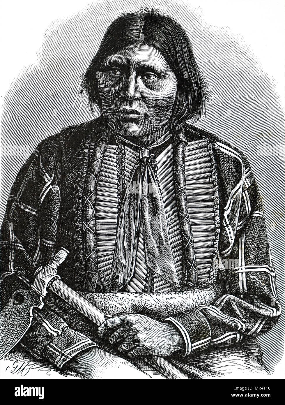 Un mescalero apache chef Banque de photographies et d’images à haute ...