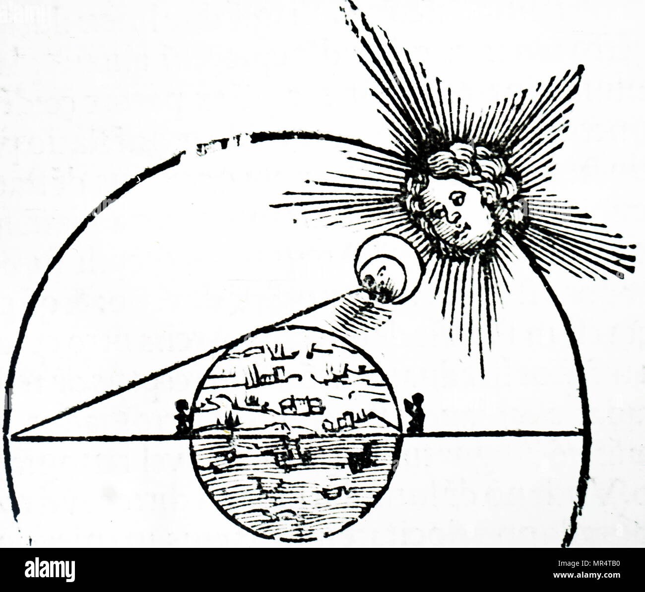 Diagramme Illustrant Une Eclipse Solaire Totale Une Eclipse Solaire Vue De La Terre Est Un Type D Eclipse Qui Se Produit Lorsque La Lune Passe Entre Le Soleil Et La Terre Et Lorsque