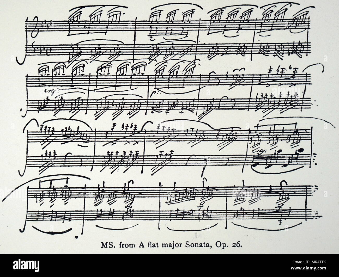 Sonate pour pianiste beethoven Banque de photographies et d’images à