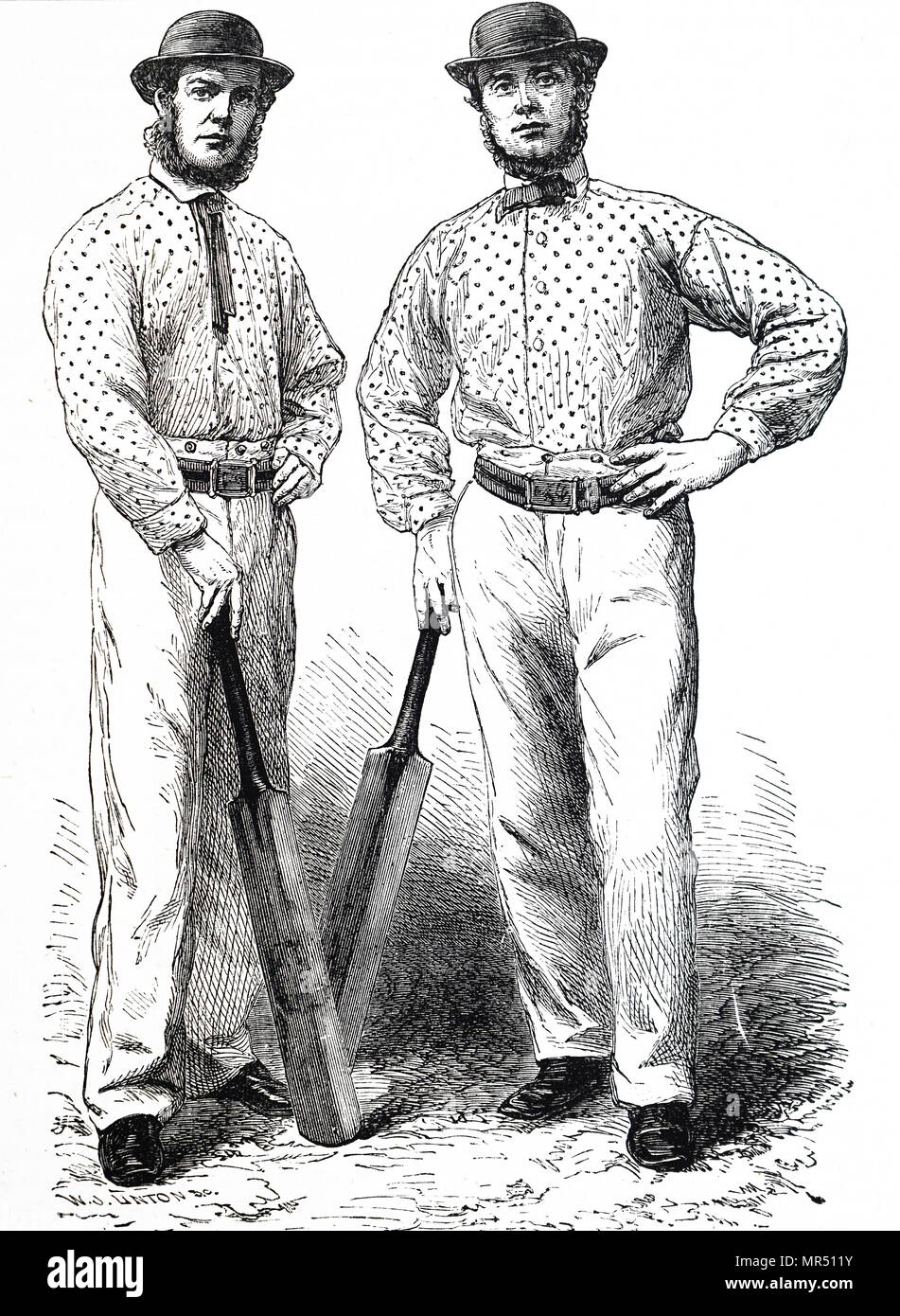 Illustration Thomas Hayward et Robert Carpenter. Thomas Hayward (1835-1876) une première classe anglais italien. Robert Carpenter (1830-1901) une première classe anglais italien. En date du 19e siècle Banque D'Images