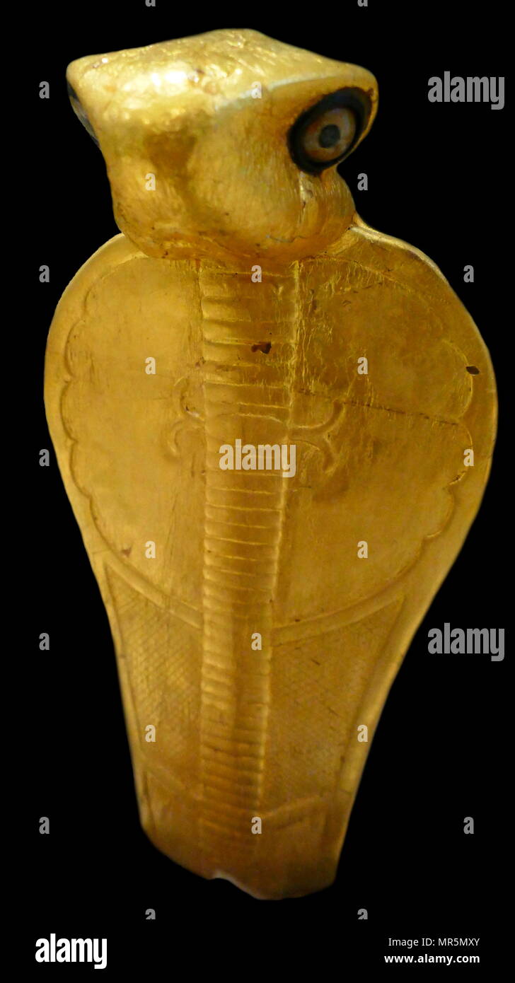 Statue d'or d'Netjer-Ankh (dieu vivant) faite de bois doré. trouvé dans la tombe de Toutankhamon (KV62) dans la Vallée des Rois à Thèbes Ouest. date de la xviiie dynastie (Nouvel Empire). Banque D'Images