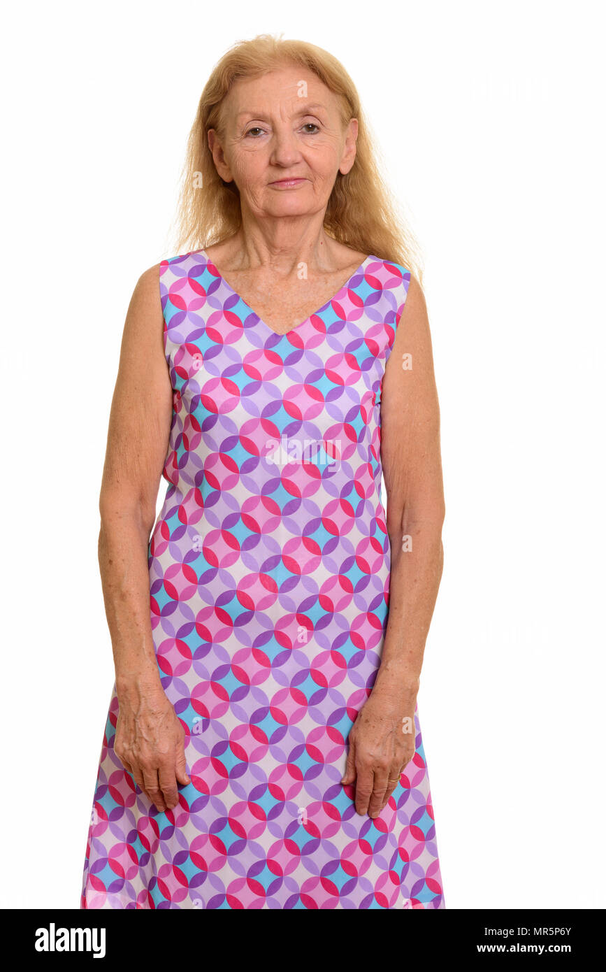 Portrait of senior woman Banque D'Images