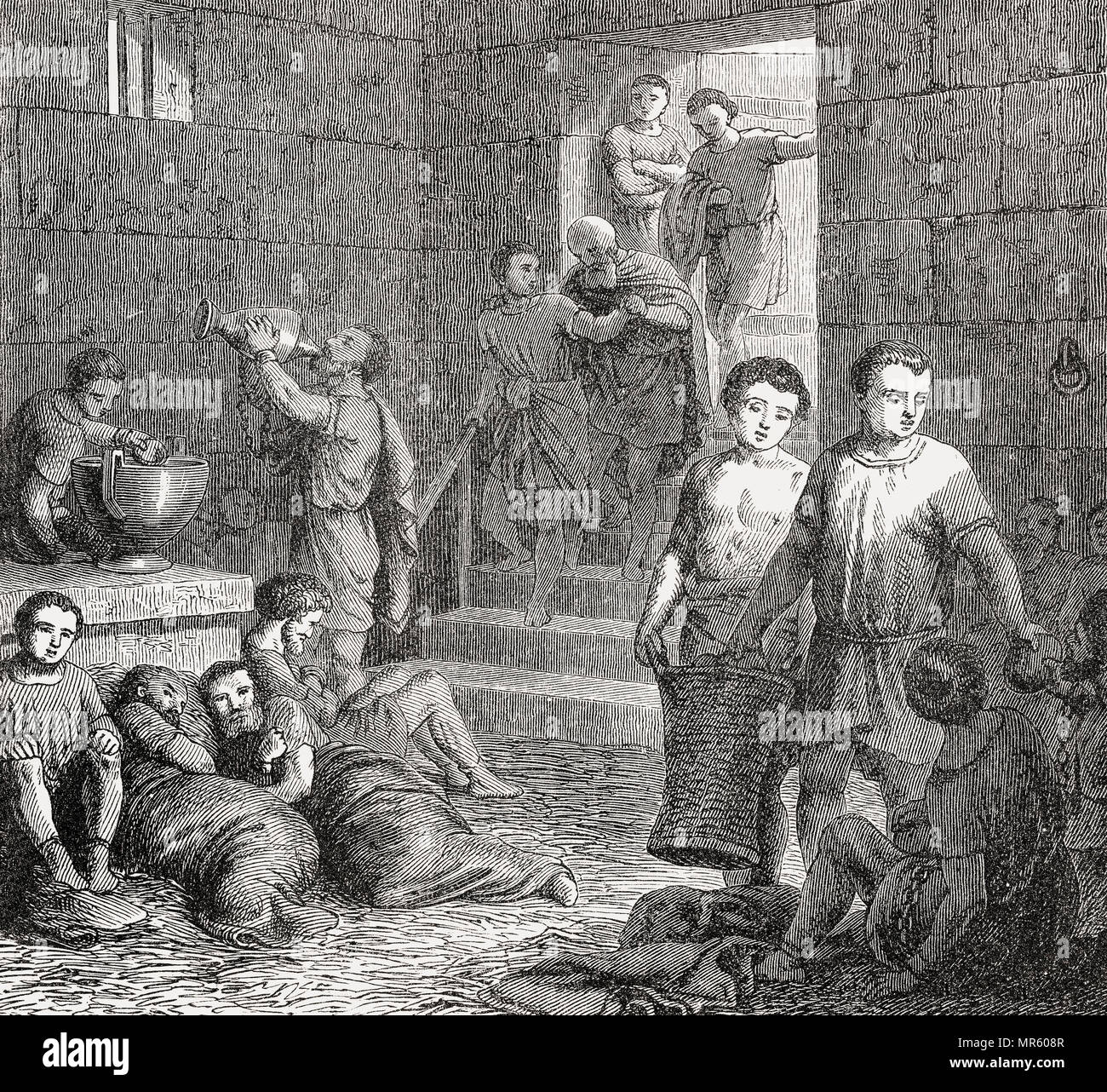 L'esclavage dans l'ancienne Rome Banque D'Images