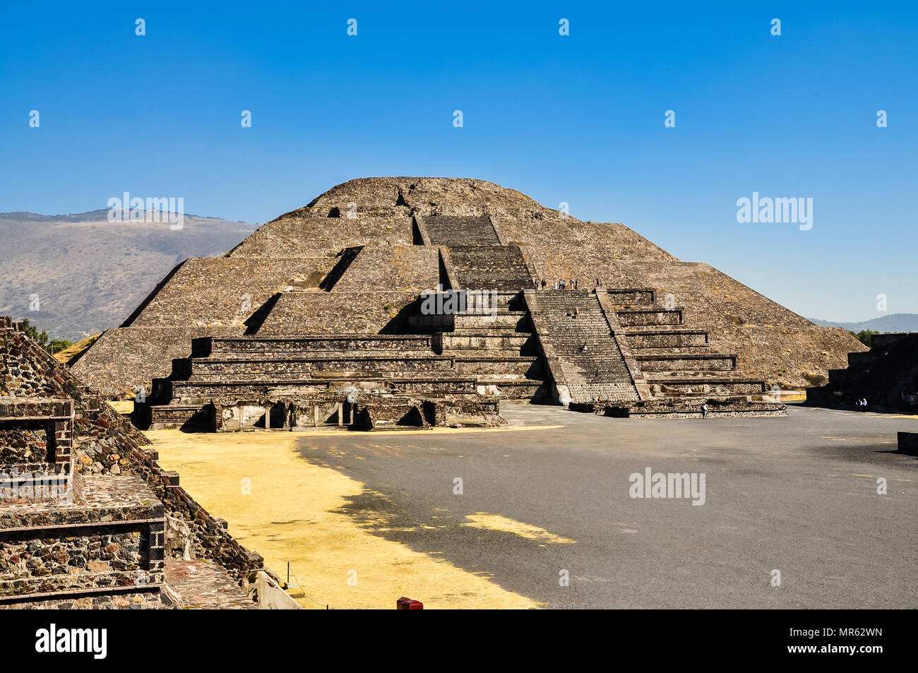 Pyramide de la lune - Teotihuacan, Mexique Banque D'Images