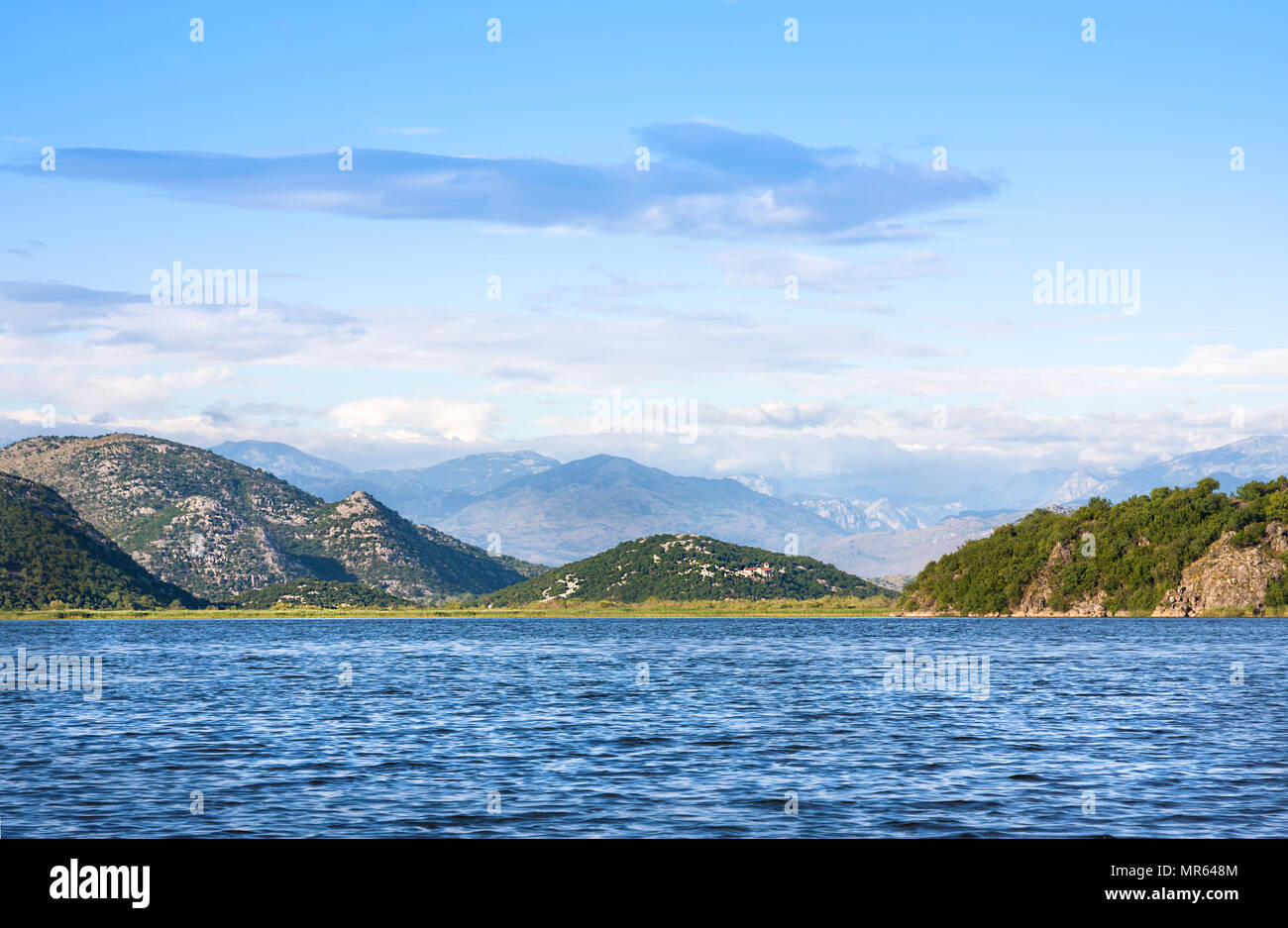 Le Parc National du lac de Skadar, Monténégro Banque D'Images