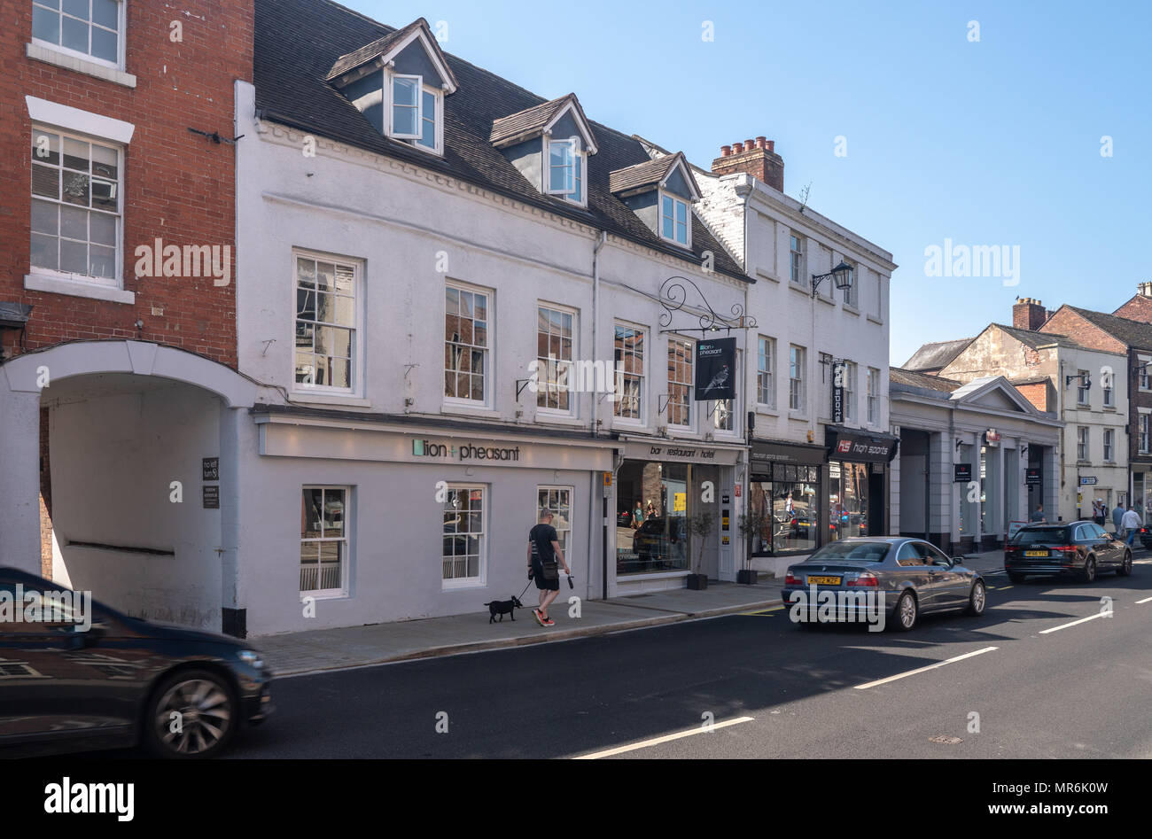 Lion et le Faisan hotel à Shrewsbury, en Angleterre Banque D'Images