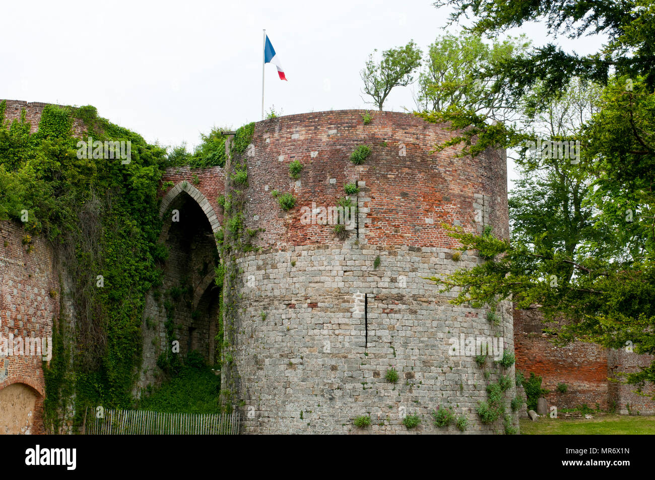 Les fortifications de Vauban à Montreuil, dans le Nord de la France Banque D'Images