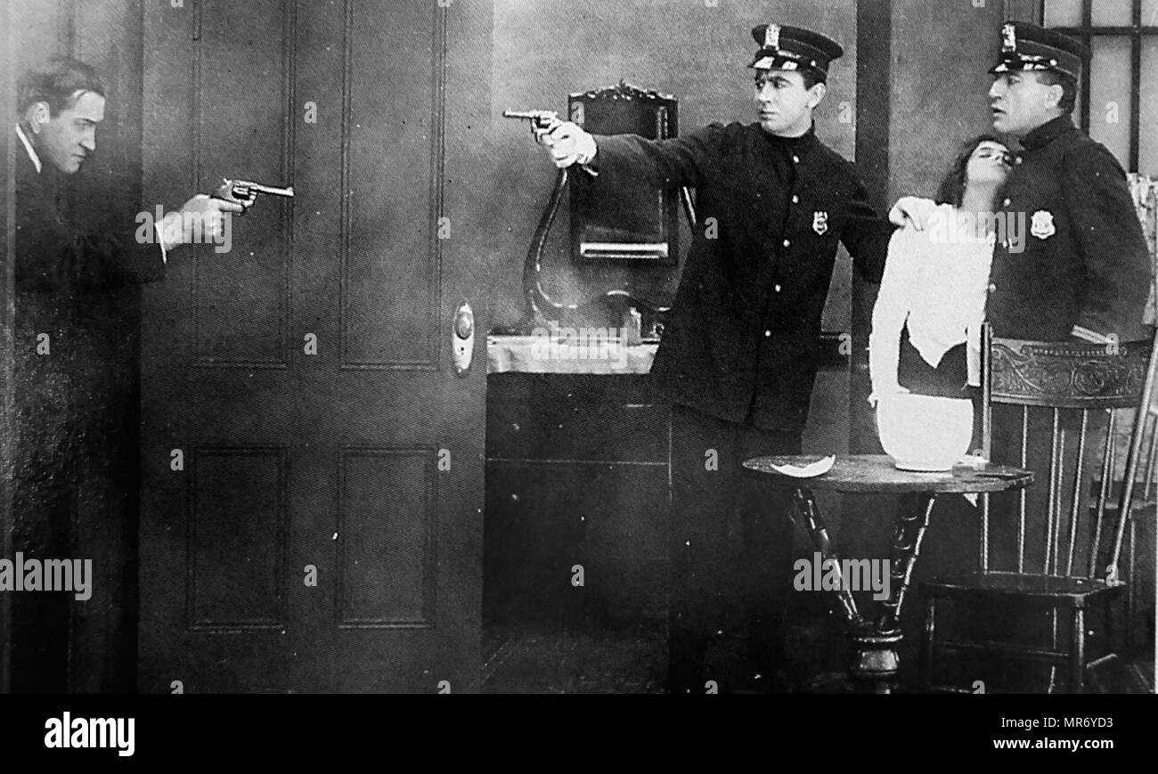 Le trafic d'âmes (tandis que New York Sleeps) était un 1913 American film silencieux, se concentrant sur la prostitution forcée (blanches) aux États-Unis. Réalisé par George Loane Tucker et avec Jane Gail, Ethel Grandin, William H. Turner, et Matt Moore, Banque D'Images