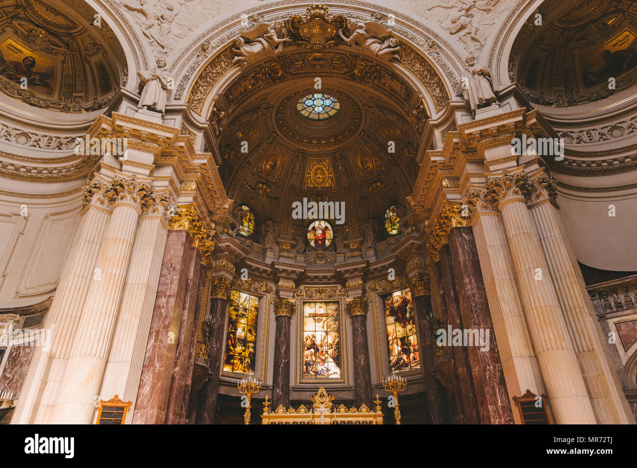 BERLIN, ALLEMAGNE - 20 juin 2017 : Ancien Berliner Dom intérieur à Berlin, Allemagne Banque D'Images