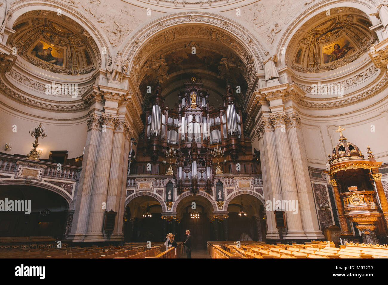 BERLIN, ALLEMAGNE - 20 juin 2017 : Ancien Berliner Dom intérieur à Berlin, Allemagne Banque D'Images