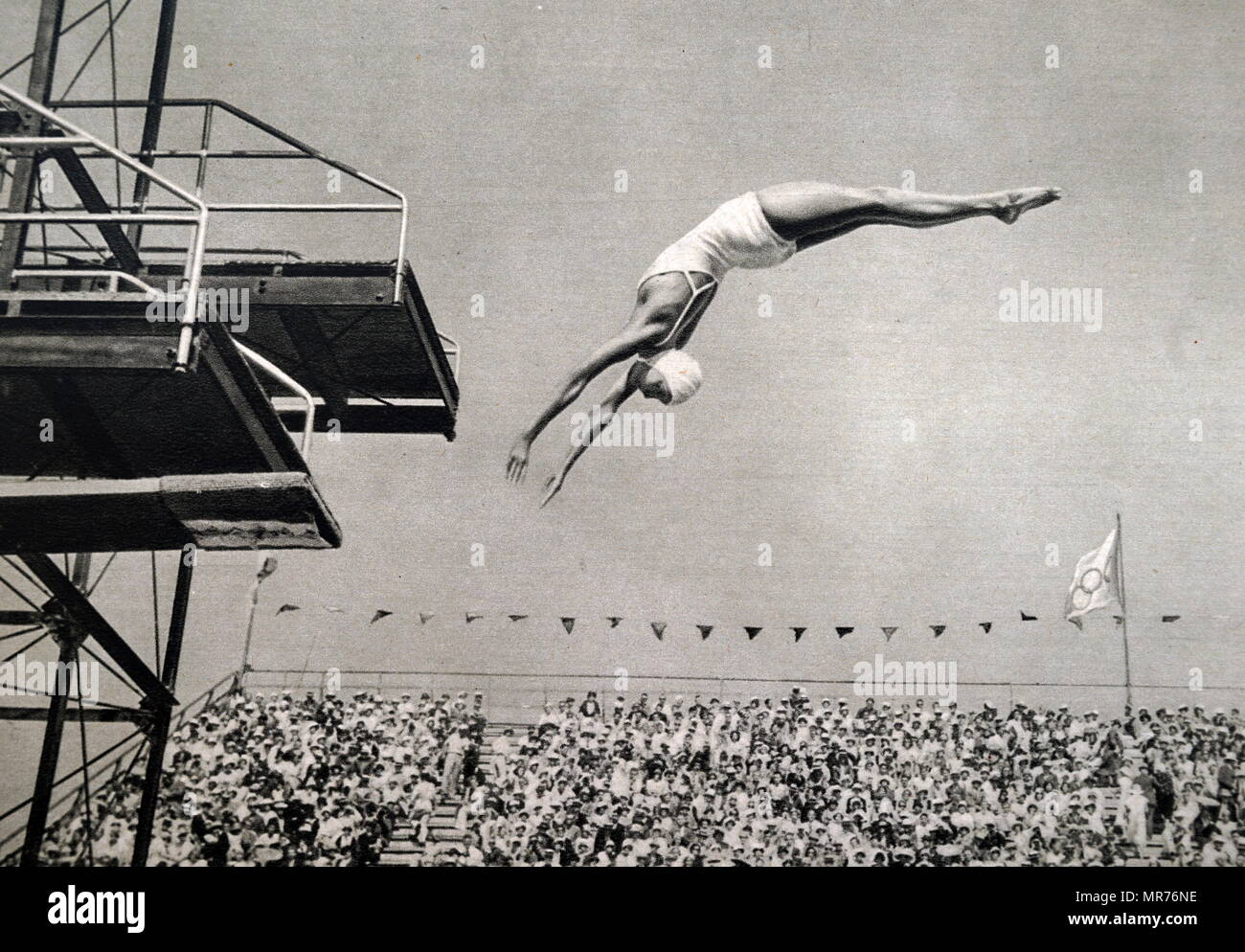 Jeux olympiques 1932 plongeon Banque de photographies et d’images à