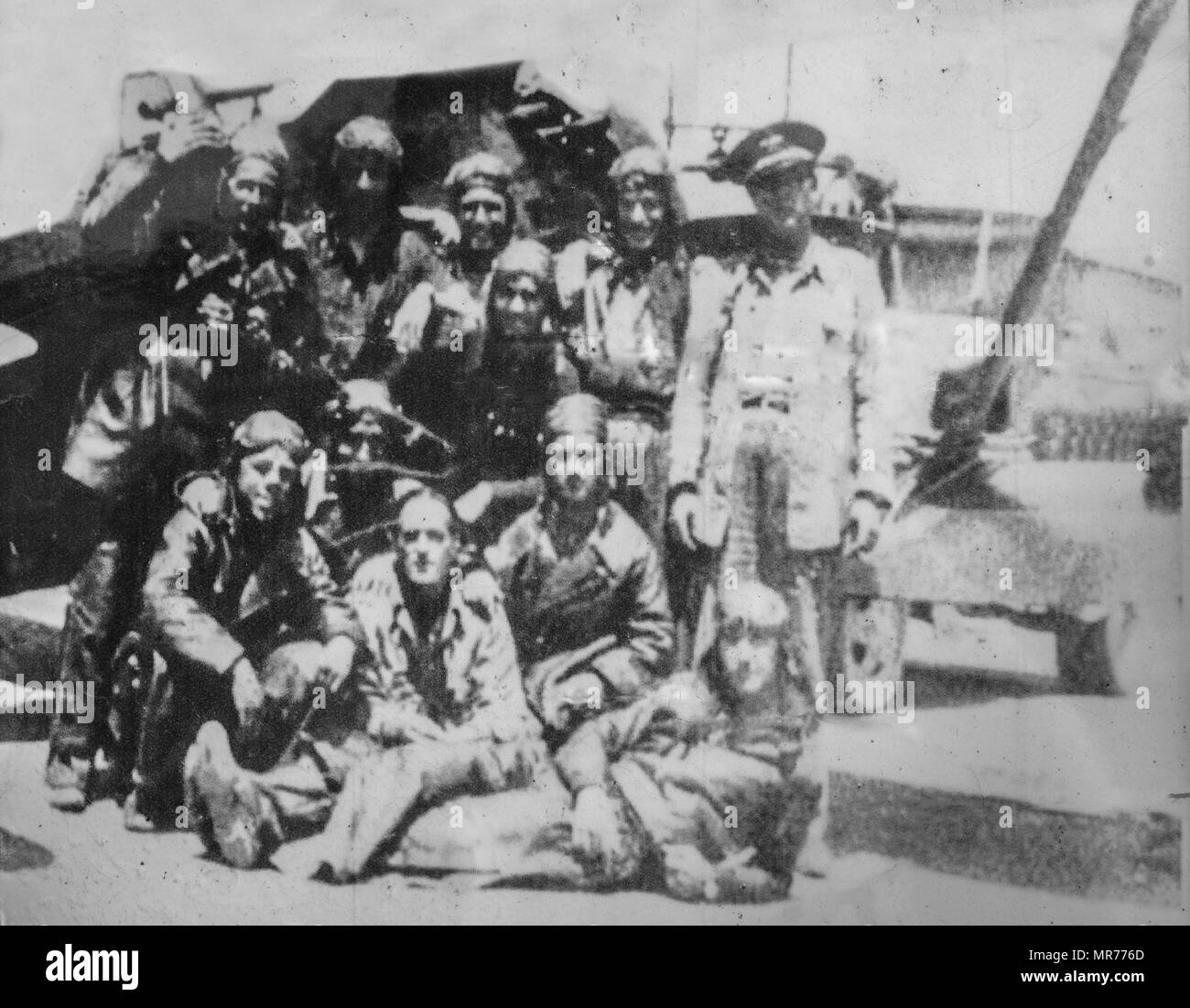 Saceruela, Espagne - 2 septembre 2017 : photos prises à l'aérodrome de l'aviation républicaine Saceruela, Ciudad Real, Espagne Banque D'Images