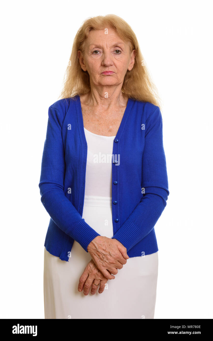 Portrait of senior woman Banque D'Images