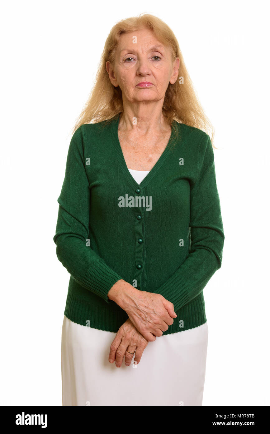 Portrait of senior woman Banque D'Images