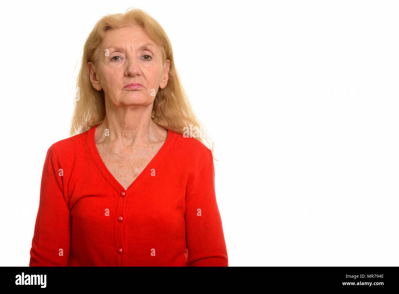 Portrait of senior woman Banque D'Images