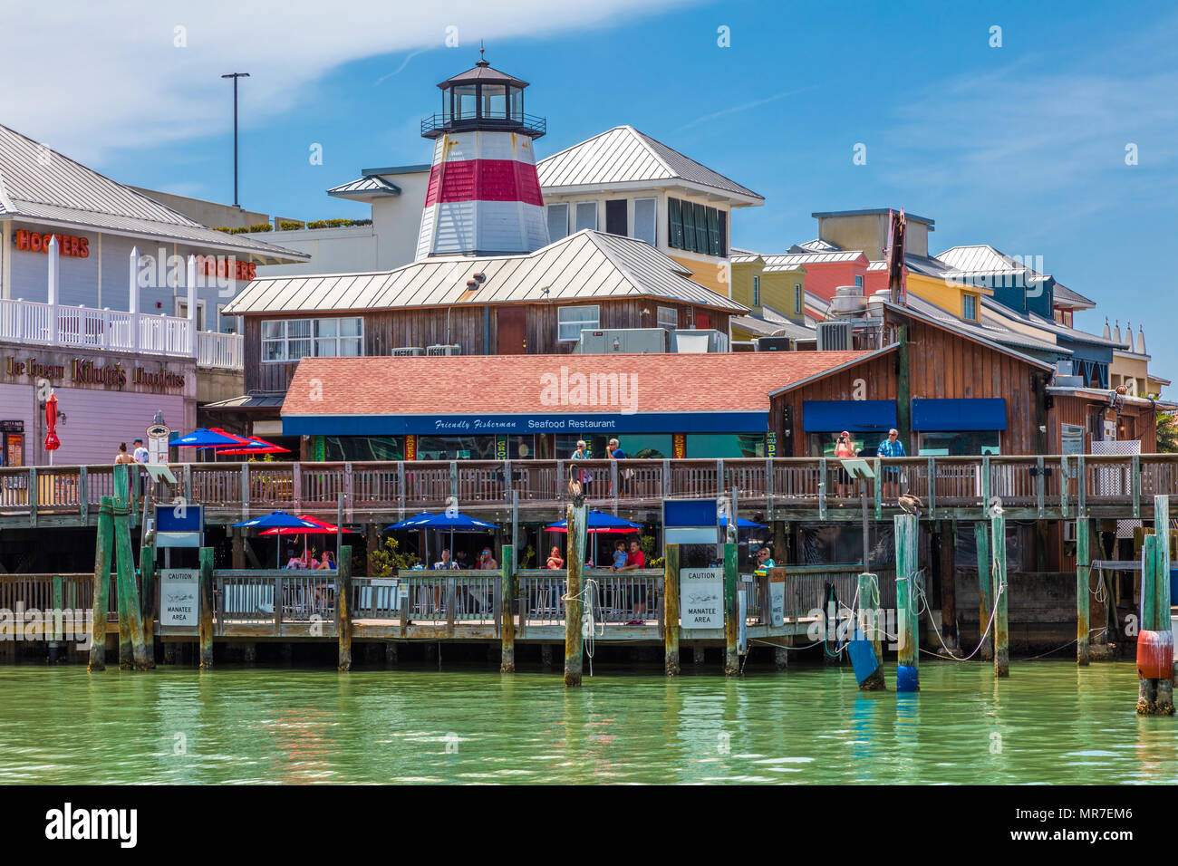 John's Pass Village & Boardwalk, Madeira Beach, comté de Pinellas, Florida, United States Banque D'Images