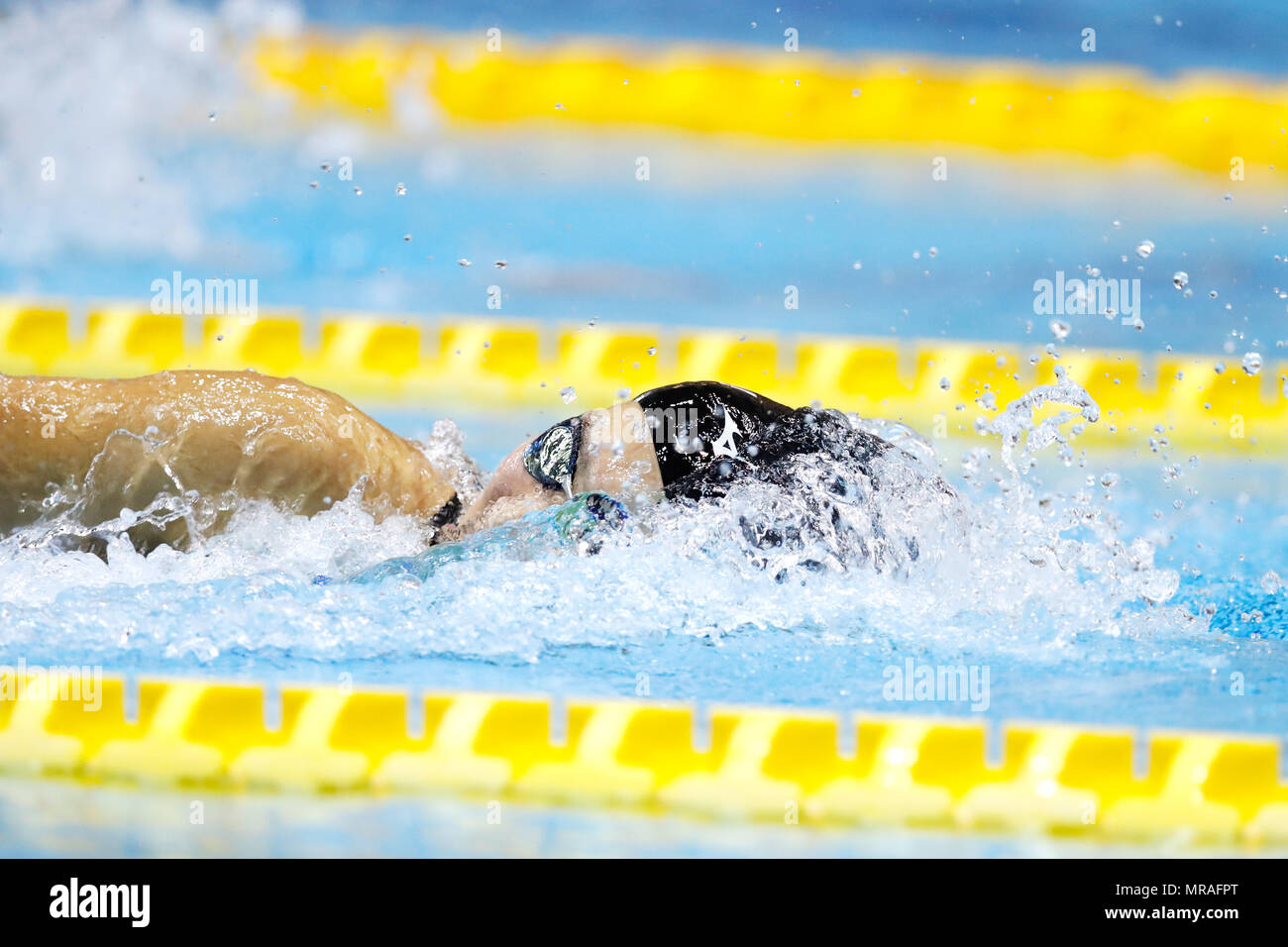 Tokyo, Japon. 25 mai, 2018. Rikako Ikee Natation : le Japon Ouvrir 2018 Women's 200m nage libre à Tatsumi International Swimming Center à Tokyo, Japon . Credit : Naoki Morita/AFLO SPORT/Alamy Live News Banque D'Images