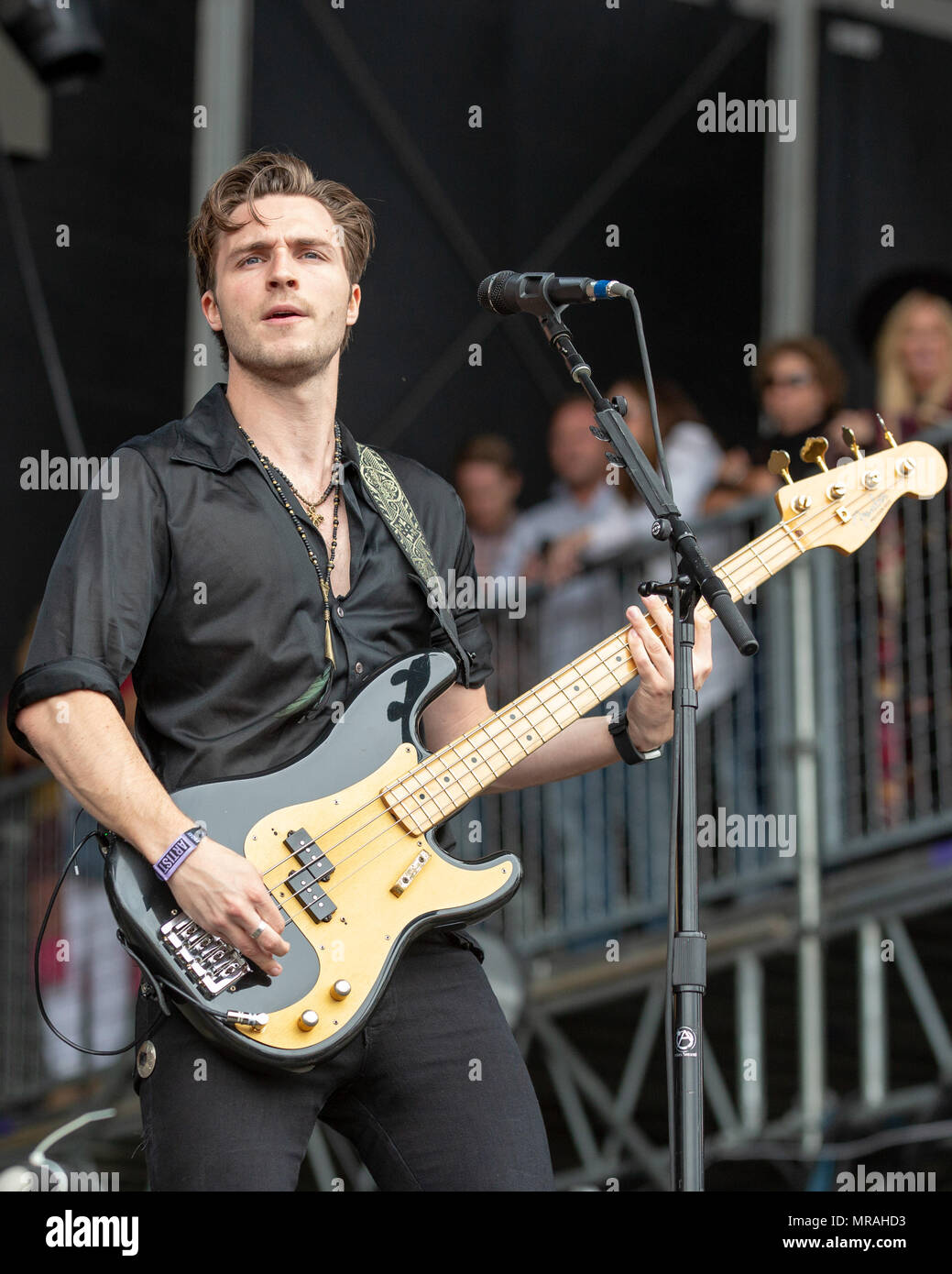 25 mai 2018 - Napa, Californie, États-Unis - JED ELLIOTT de l'BottleRock au cours Struts Music Festival à Napa Valley Expo à Napa, Californie (crédit Image : © Daniel DeSlover via Zuma sur le fil) Banque D'Images