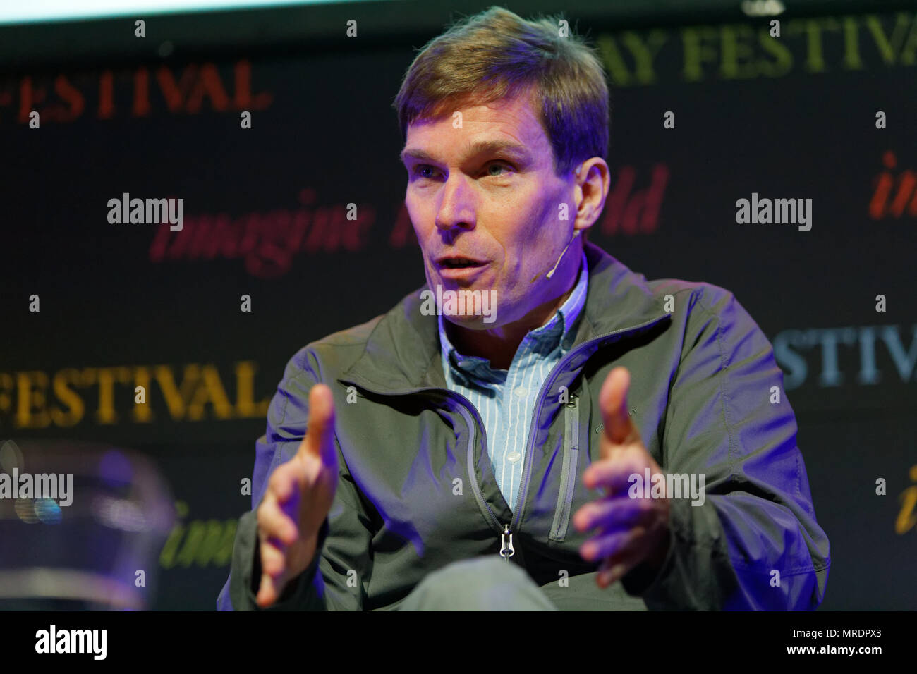 Sur la photo : Bill Byrne, professeur de génie de l'information Re : Hay Festival à Hay on Wye, Powys, Wales, UK. Le vendredi 25 mai 2018 Banque D'Images