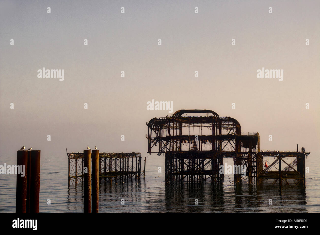 West Sussex England Brighton Pier Banque D'Images