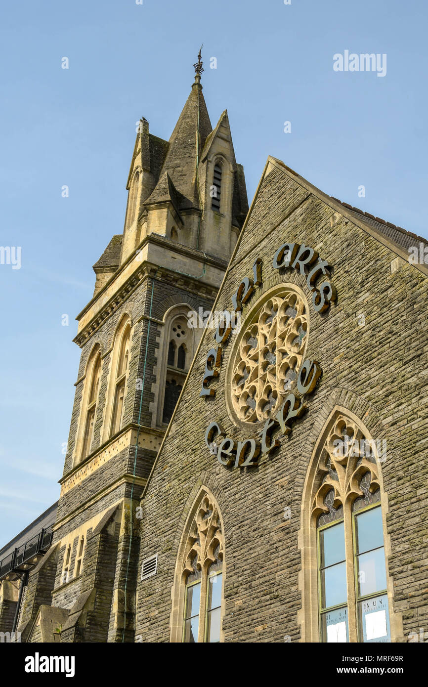 L'. À Pontypridd Salle municipale de centre-ville est une longue salle de spectacle Banque D'Images