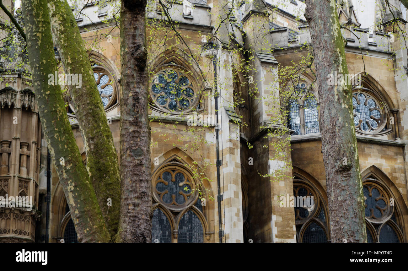 L'Abbaye de Westminster Londres Angleterre Banque D'Images