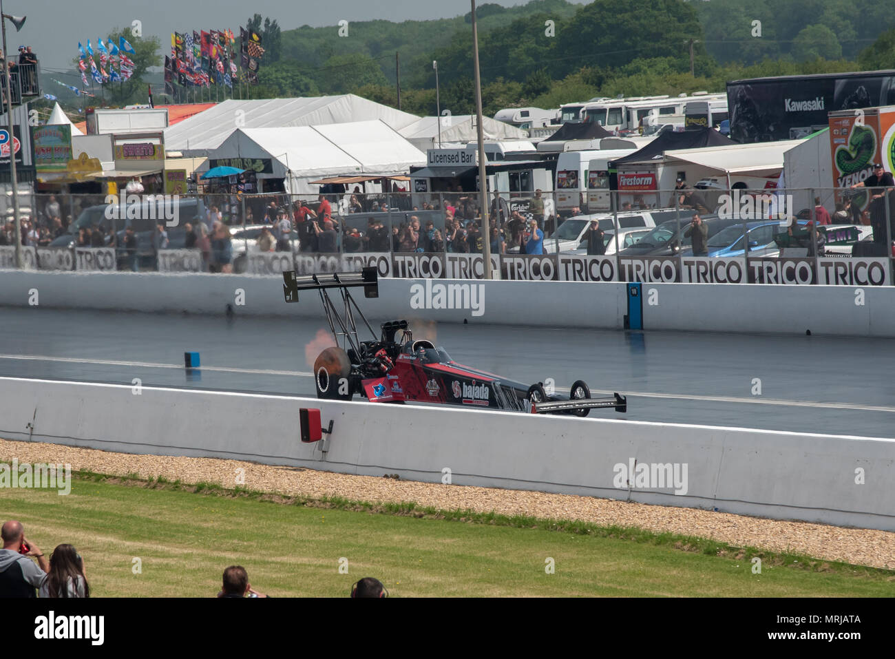 L'événement principal Santa Pod Banque D'Images