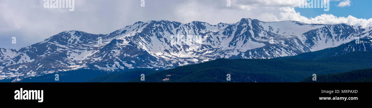 La toundra dans les hautes montagnes du Colorado Banque D'Images