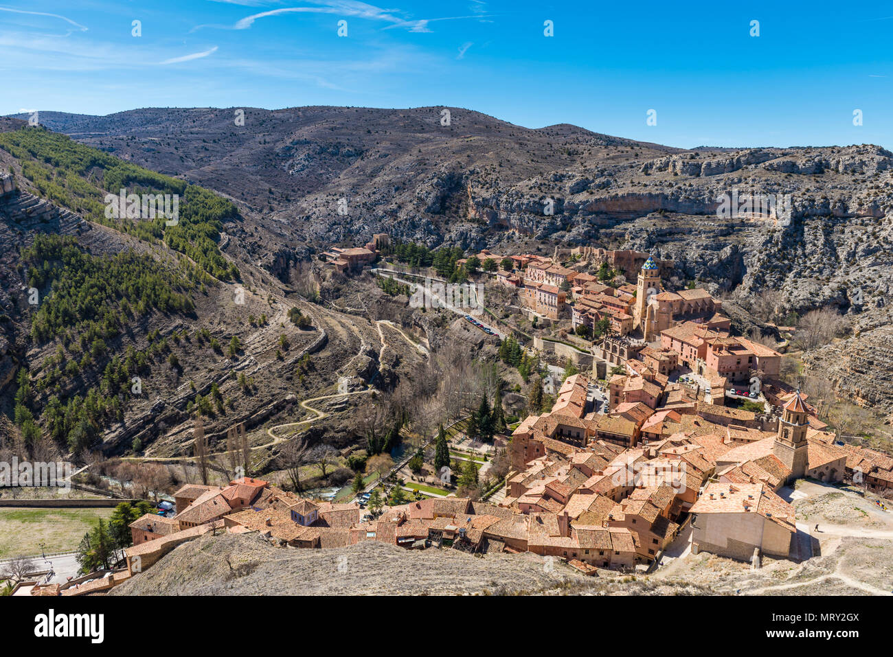 Albarracin, Teruel, Aragon, Espagne, Europe Banque D'Images