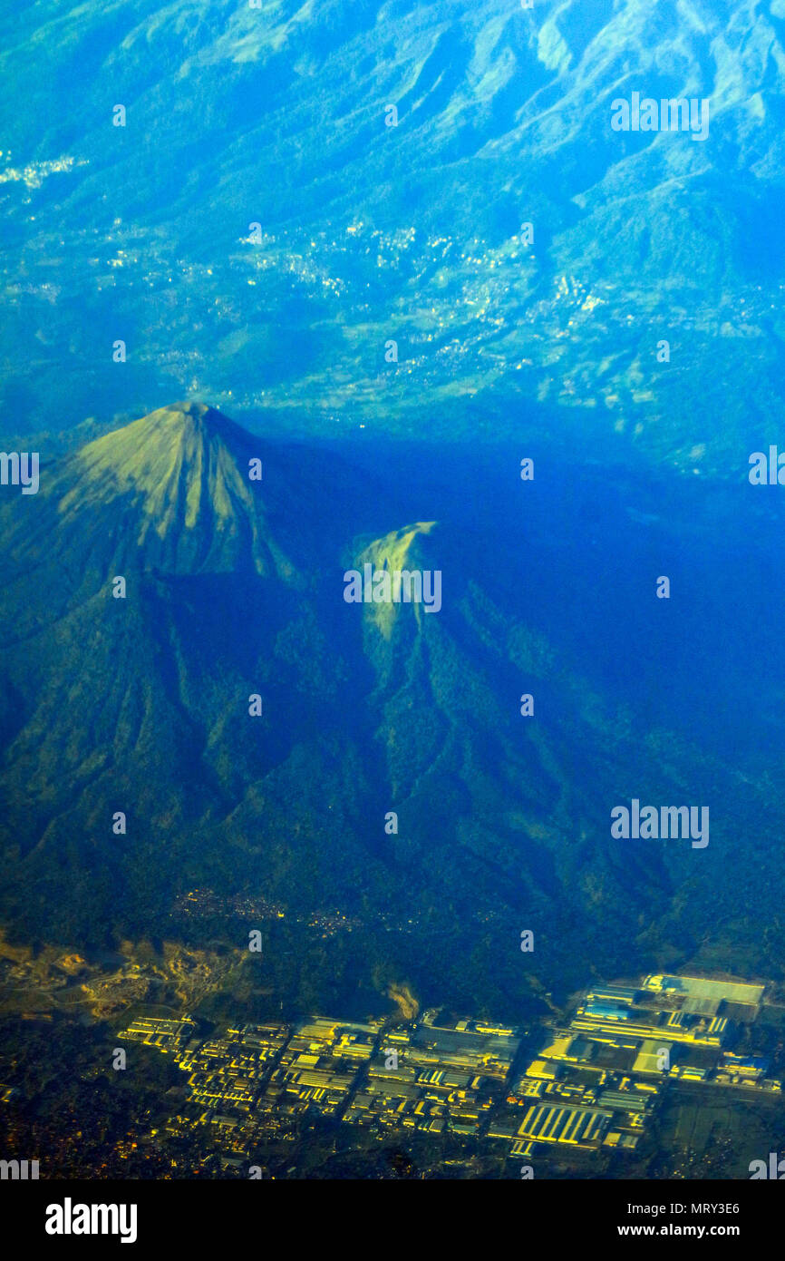 La ville de Batu Malang, Java est. Un des meilleurs destination en Java EE Banque D'Images