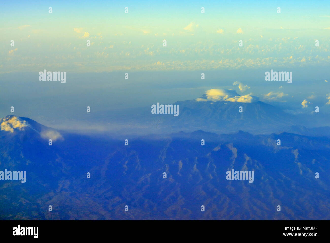 La ville de Batu Malang, Java est. Un des meilleurs destination en Java EE Banque D'Images