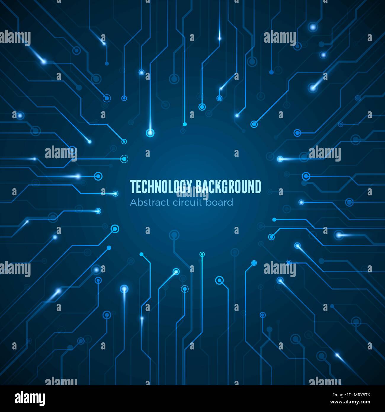 La texture matérielle du circuit. Connexion de composants de l'ordinateur. Concept de fond de circuit. Résumé carte mère de l'ordinateur. Vector illustration Illustration de Vecteur