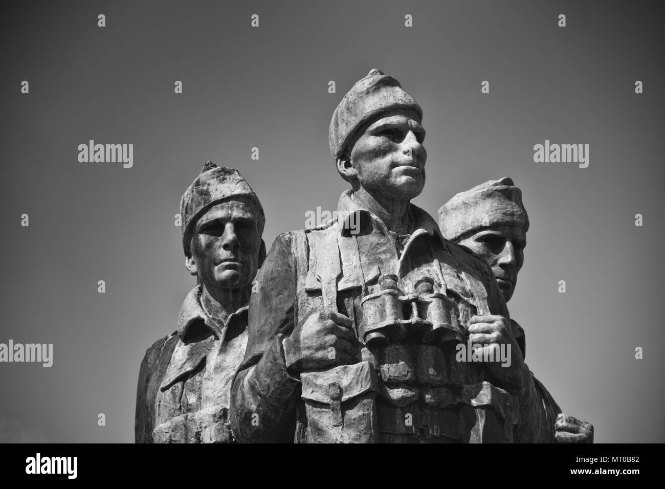 Le Commando Memorial est un monument classé en catégorie A, l'Écosse, Lochaber dédié aux hommes des Forces Commando britannique d'origine. Banque D'Images