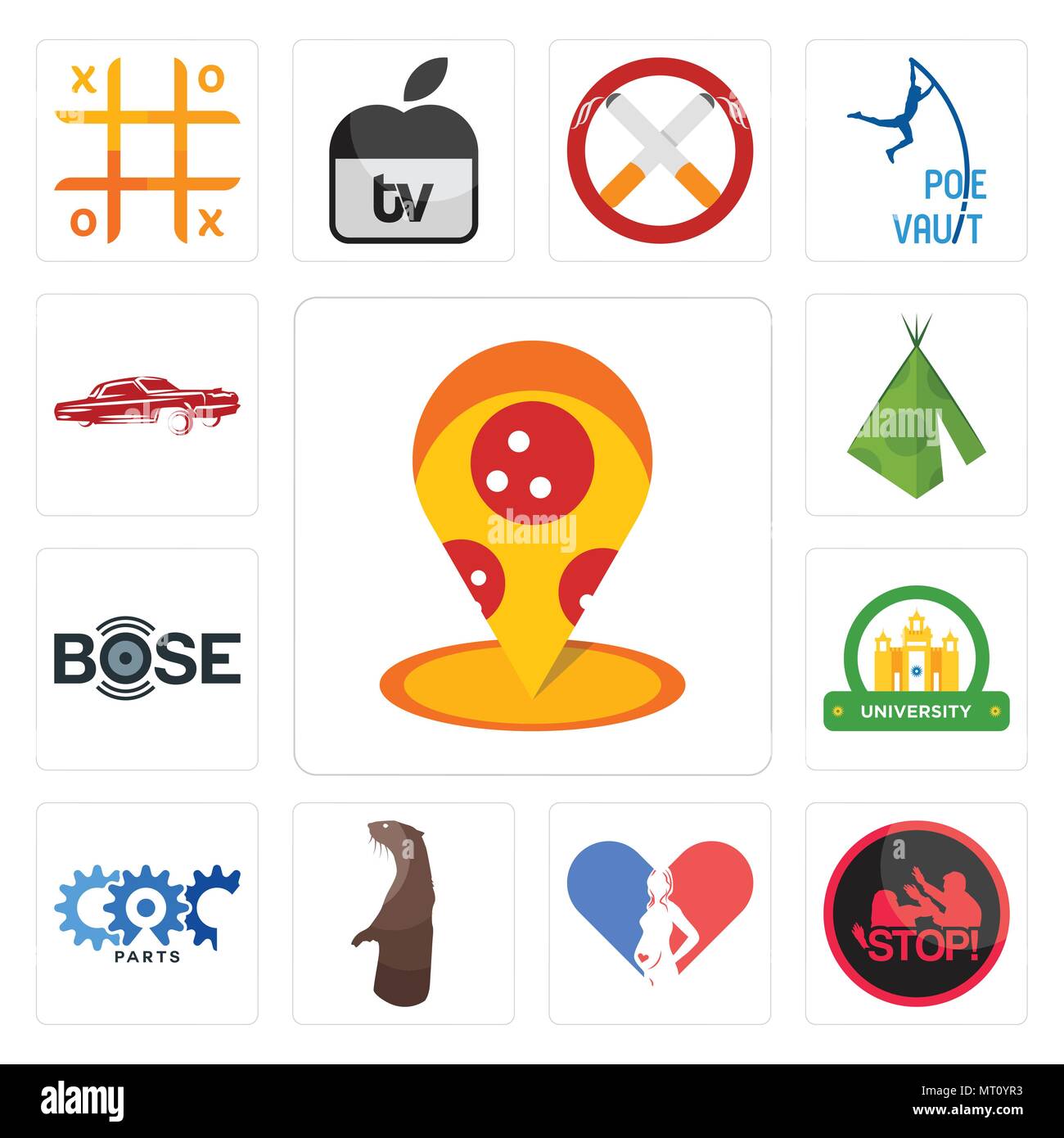 Bose logo icon Banque d'images vectorielles - Alamy