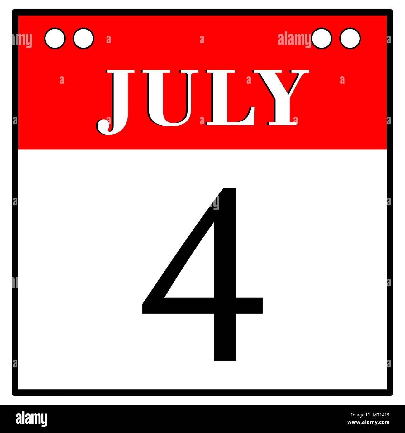 Maison de vacances un quatrième de juillet (4 juillet) Jour de l'indépendance Banque D'Images