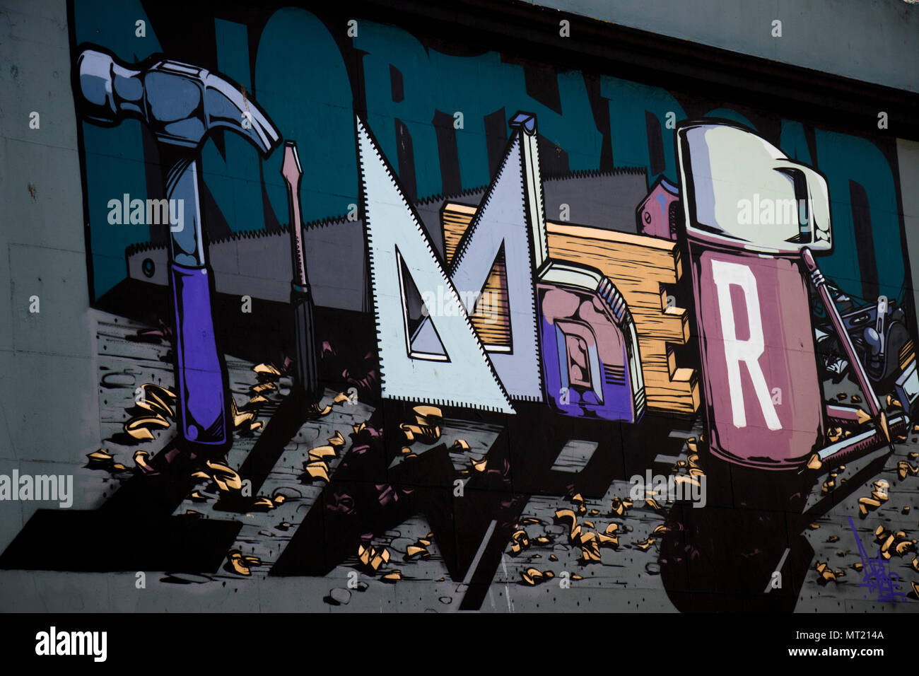 Graffiti Brighton Banque D'Images