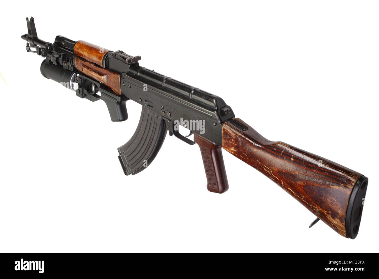 Kalashnikov AK 47 avec 40mm GP-25 grenade launcher Banque D'Images