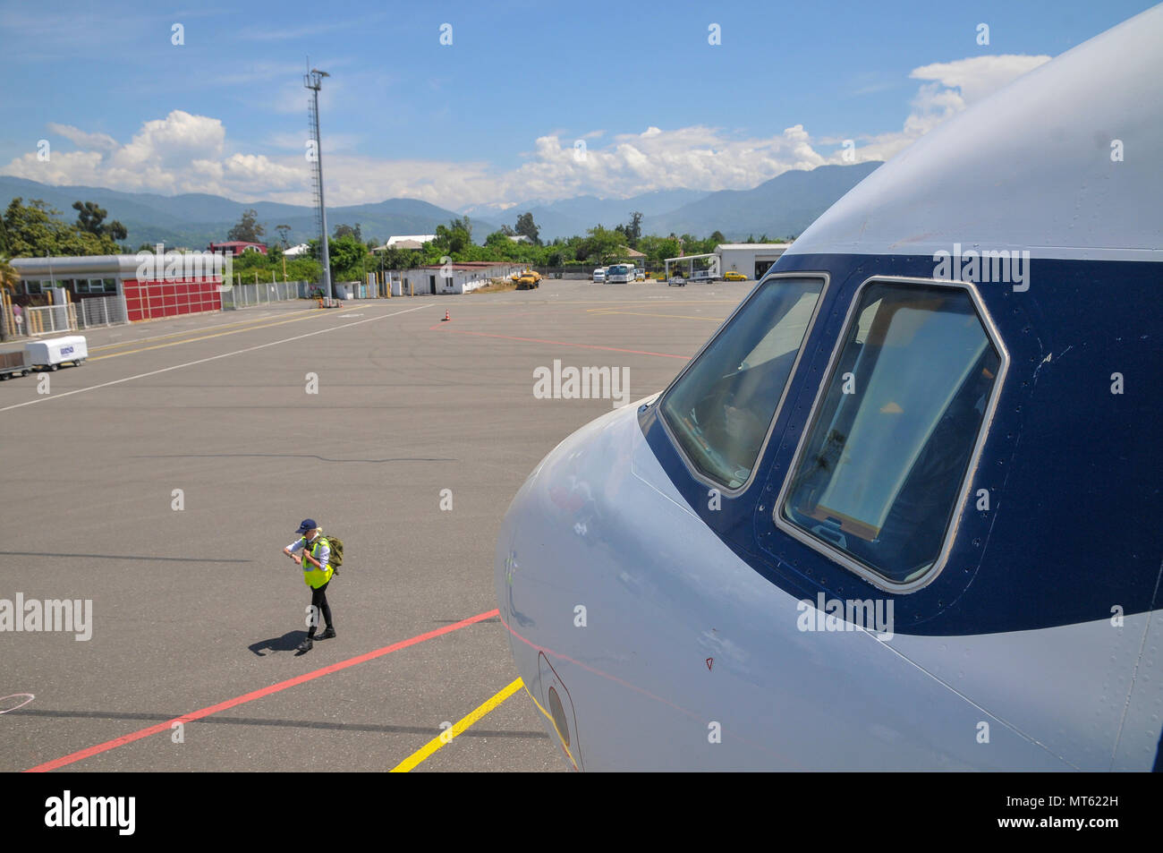 L'aéroport international de Batoumi, en Géorgie Banque D'Images