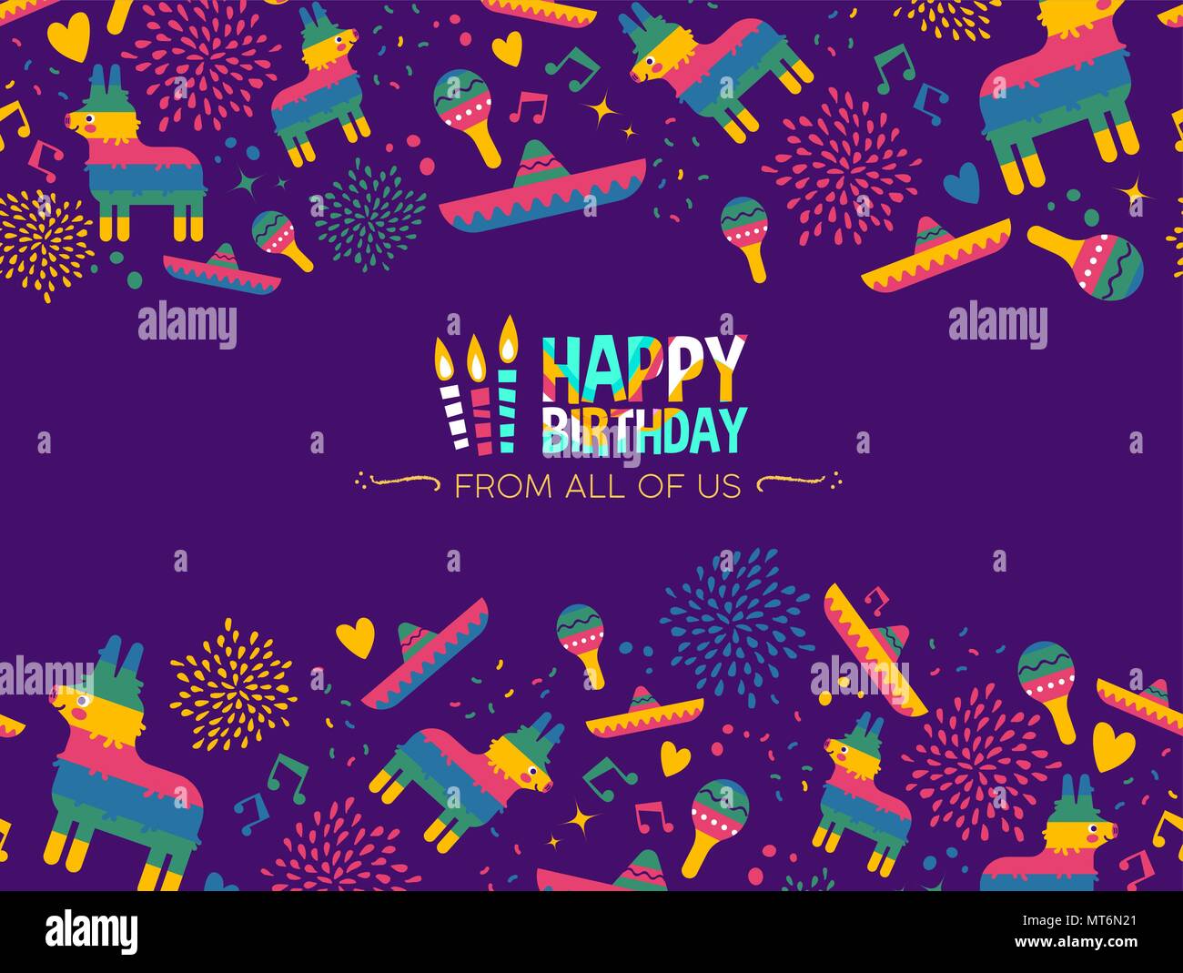 Joyeux Anniversaire Carte De Souhaits Illustration Avec Partie De La Decoration De La Culture Mexicaine Ane Comprend Pinata Mariachi Hat Et Maracas Vecteur Eps10 Image Vectorielle Stock Alamy Joyeux Anniversaire Carte De Souhaits Illustration Avec Partie De La Decoration De La Culture Mexicaine Ane Comprend Pinata Mariachi Hat Et Maracas Vecteur Eps10 Image Vectorielle Stock Alamy