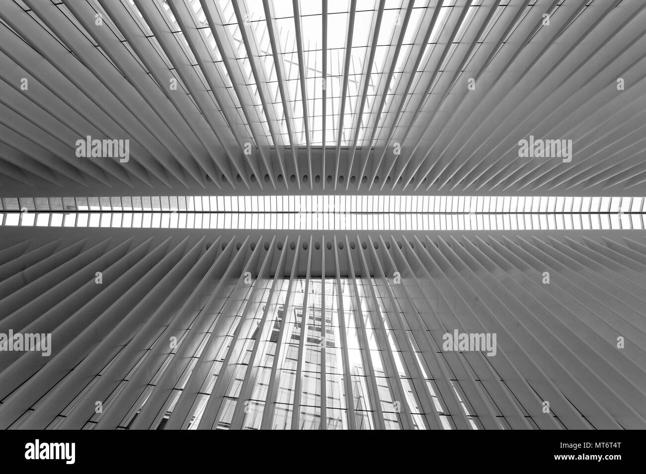Le Centre de Transports de la WTC, World Trade Center, Manhattan, New York City Banque D'Images