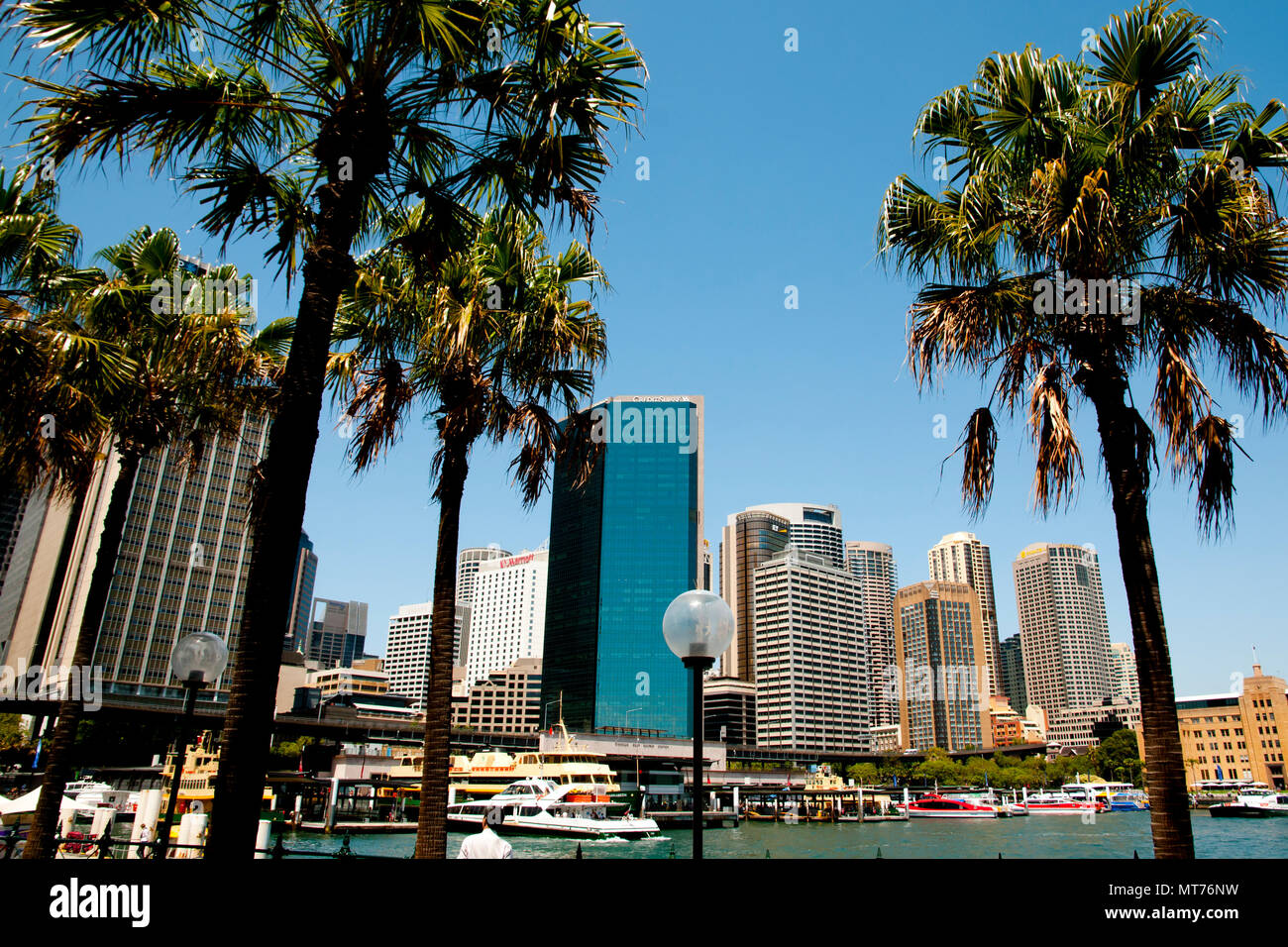 SYDNEY, AUSTRALIE - 12 décembre 2016 : le célèbre Sydney Circular Quay Banque D'Images