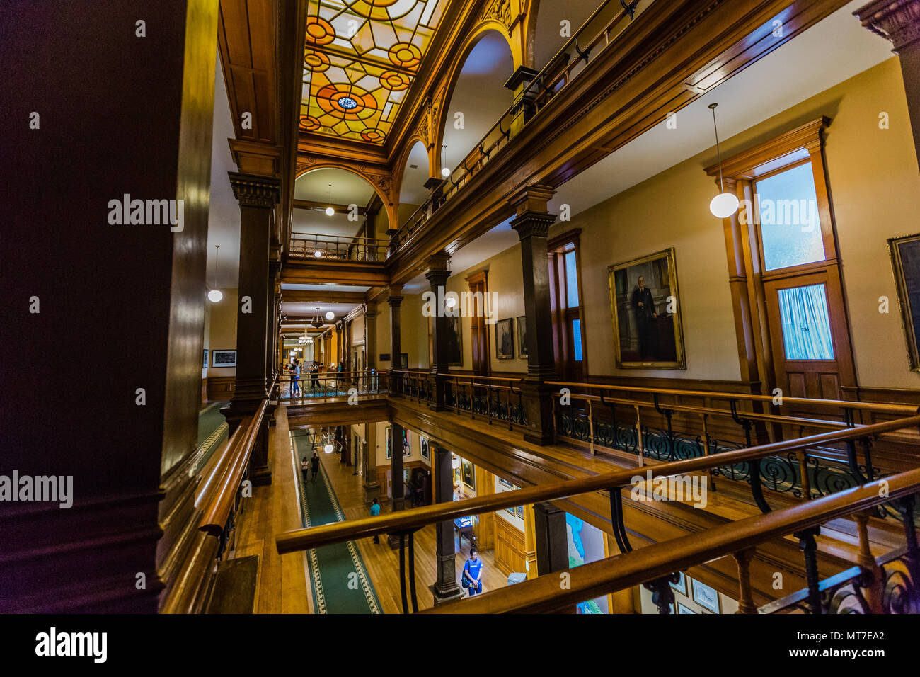 À l'intérieur de l'édifice du gouvernement de l'Ontario à Toronto, Canada Banque D'Images