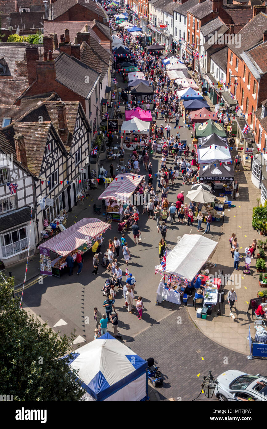 Alcester Food Festival Banque D'Images